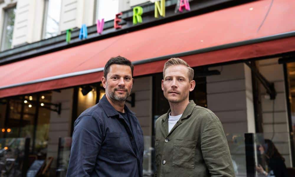 Danyel Couet och Sebastian Thuresson på Taverna Brillo